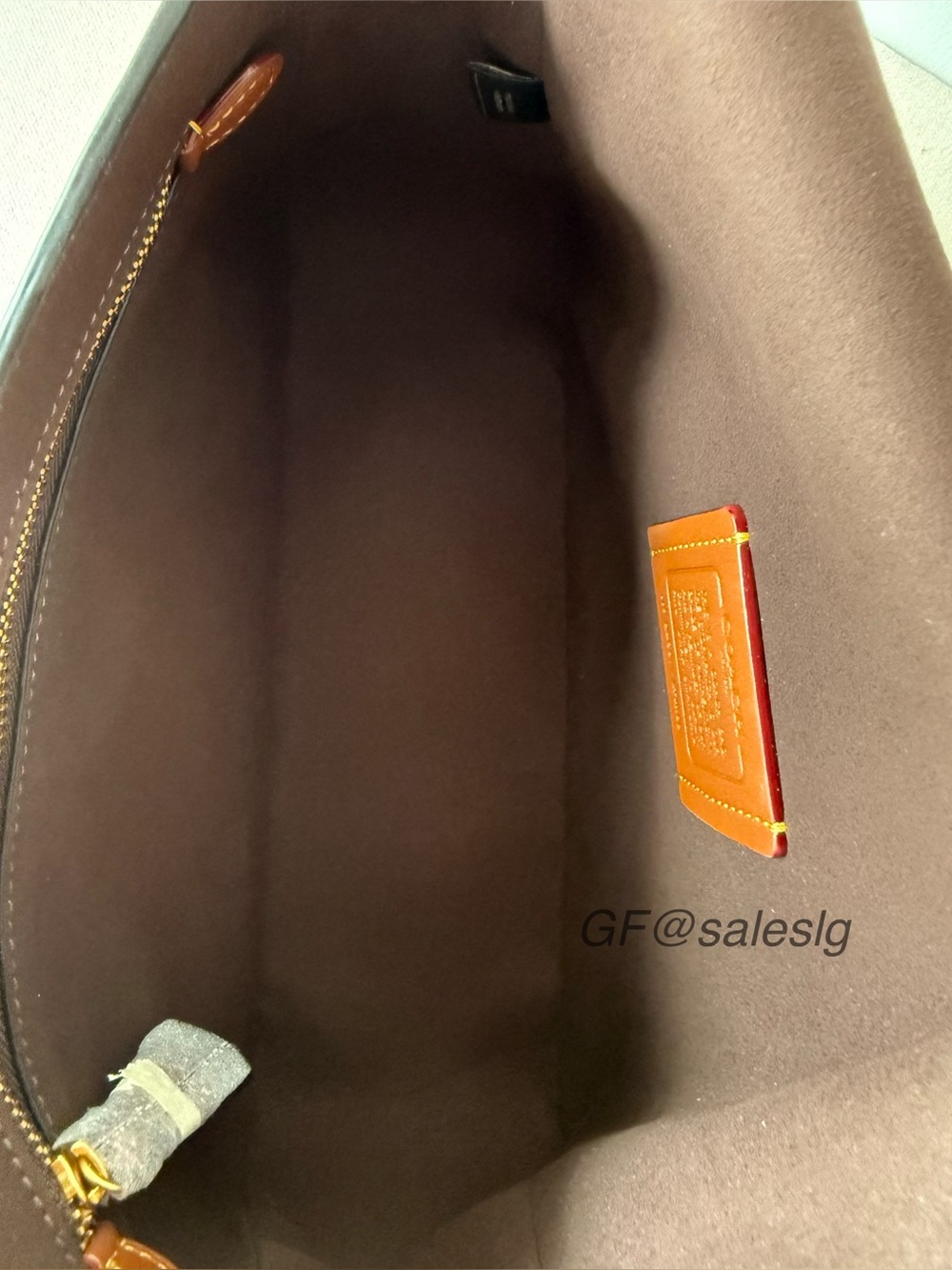 Coach Soft Tabby Shoulder & Crossbody Bag GENUINE LEATHER Gold/Maple CAM98 NWT - Picture 8 of 14